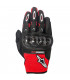 GUANTE MX ALPINESTARS MEGAWATT HARD KNUCKLE  NEGRO/ROJO/BLANCO.