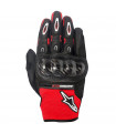GUANTE MX ALPINESTARS MEGAWATT HARD KNUCKLE  NEGRO/ROJO/BLANCO.