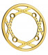 CUBREPLATOS PARA 32/34 T  ANCLAJES 104mm DORADO
