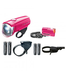 SET LUZ TRELOCK LS 350 I-GO SPORT ROSA  (FRONTAL-TRASERA)