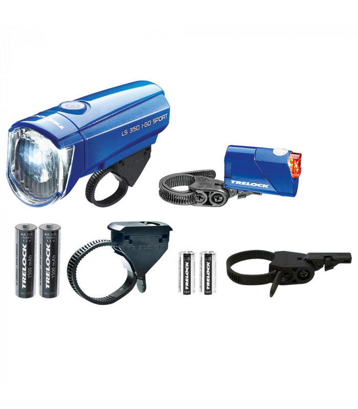 JUEGO DE LUCES TRELOCK LS 350 I-GO SPORT/LS 710 (AZUL)