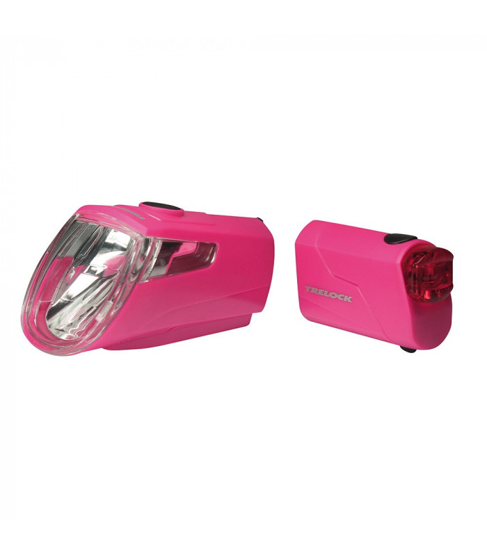 SET LUZ TRELOCK LS 360 I-GO SPORT ROSA  (FRONTAL-TRASERA)