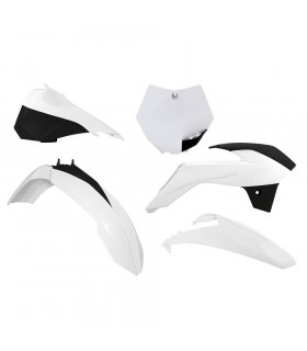 KIT PLASTICOS BLANCOS  KTM SX 85 ' 2013-15