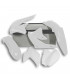 KIT PLASTICOS BLANCOS   KLX 450 R ' 2007-15