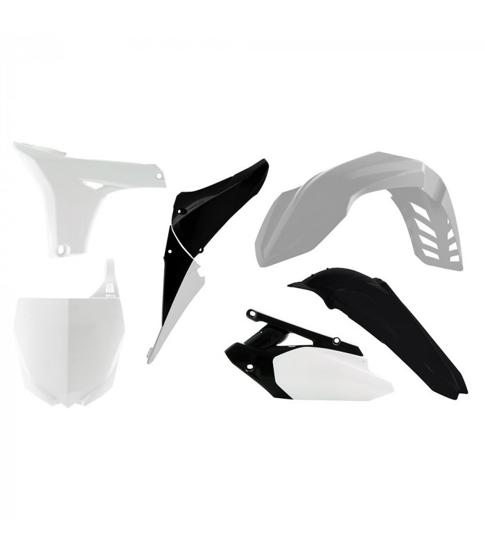 KIT PLASTICOS BLANCO-NEGROS  YZF 450 ' 2010-13