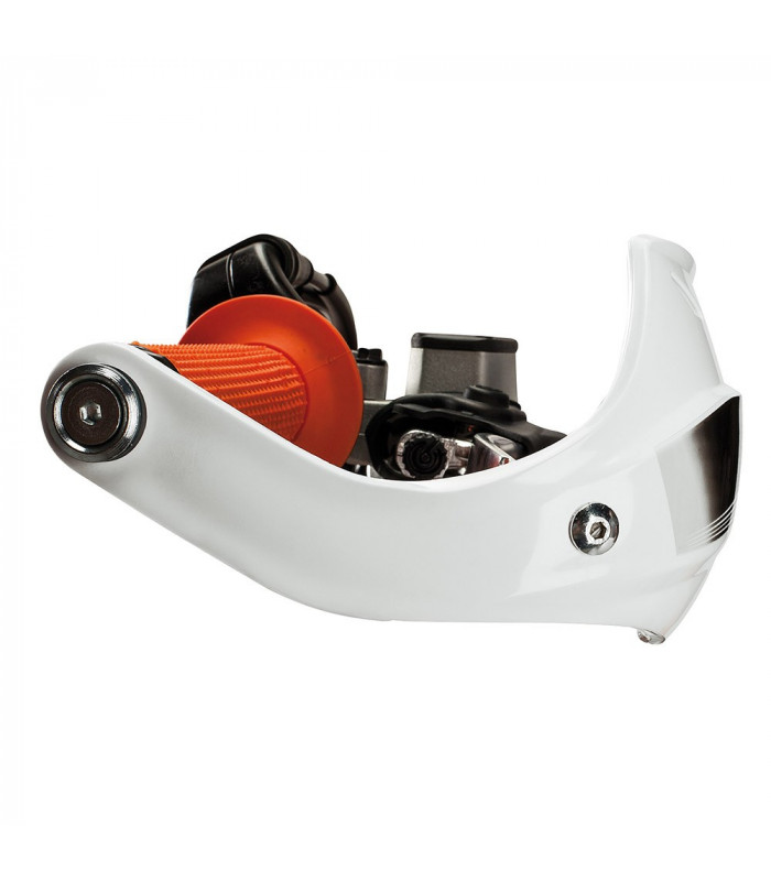 PARAMANOS GLADIATOR BLANCOS  CON REFUERZO ALUMINIO