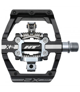 PEDALES HT MTB X2 NEGROS