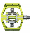 PEDALES DESCENSO HT X2 (VERDE MANZANA)