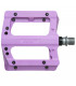 PEDALES HT PLATAFORMA MTB PA12 PURPLE  PINS METALICOS