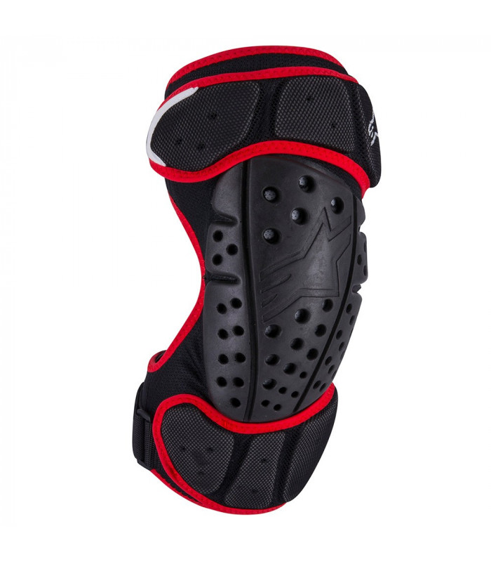 RODILLERAS ALPINESTARS VOLCANO NEGRO/ROJAS